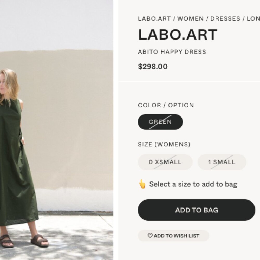 LABO.ART Abito Happy Dress Dark Olive Green Perforated Cotton Sleeveless Maxi - Picture 12 of 13